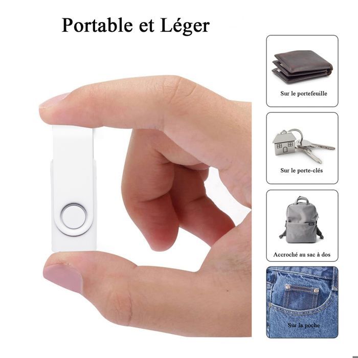 Conjunto de 5 unidades flash USB de 32 GB, versão 2.0, REWBOAT, disco de armazenamento giratório, pen drive, memória flash externa.