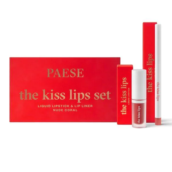 Paese The Kiss Lips Set, 02 Nude Coral