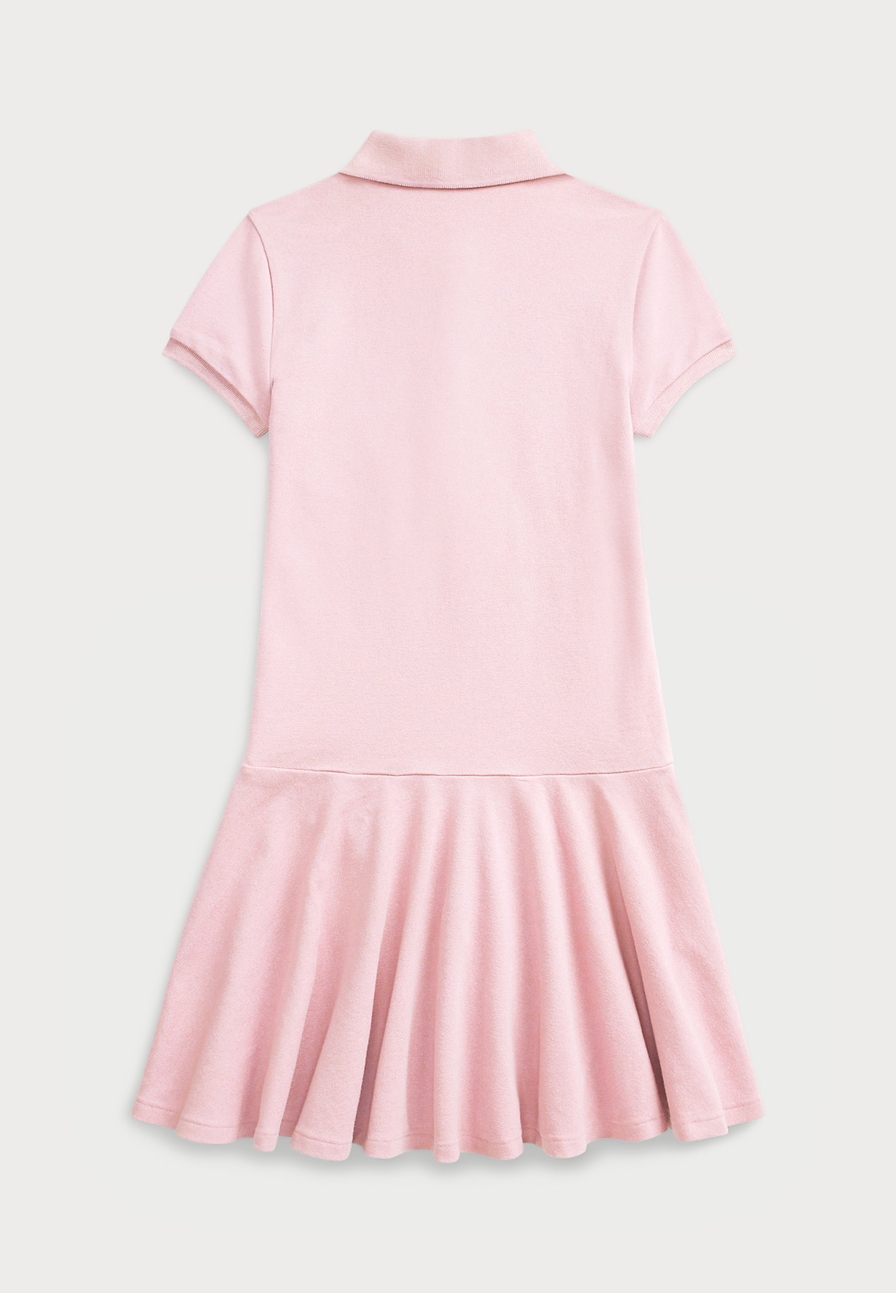 Robe polo à manches courtes Polo Ralph Lauren - Robe de jour - nuances de rose et de blanc