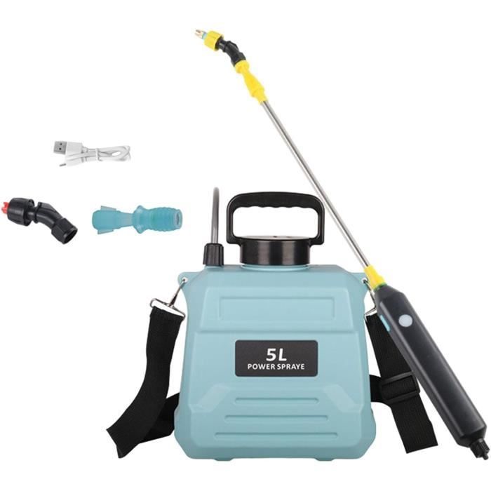 Pulverizador eléctrico inalámbrico para jardín - 5L Azul