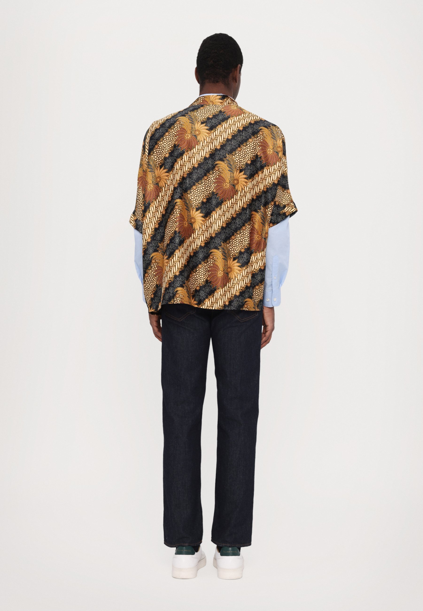 Origin Of Hearts JUNO KIMONO UNISEXE - Chemise - noir cuivré