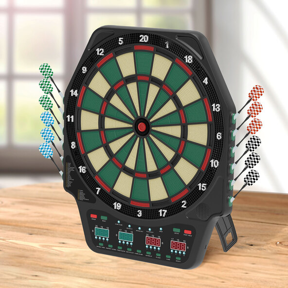 Elektronisches Dartspiel, grün