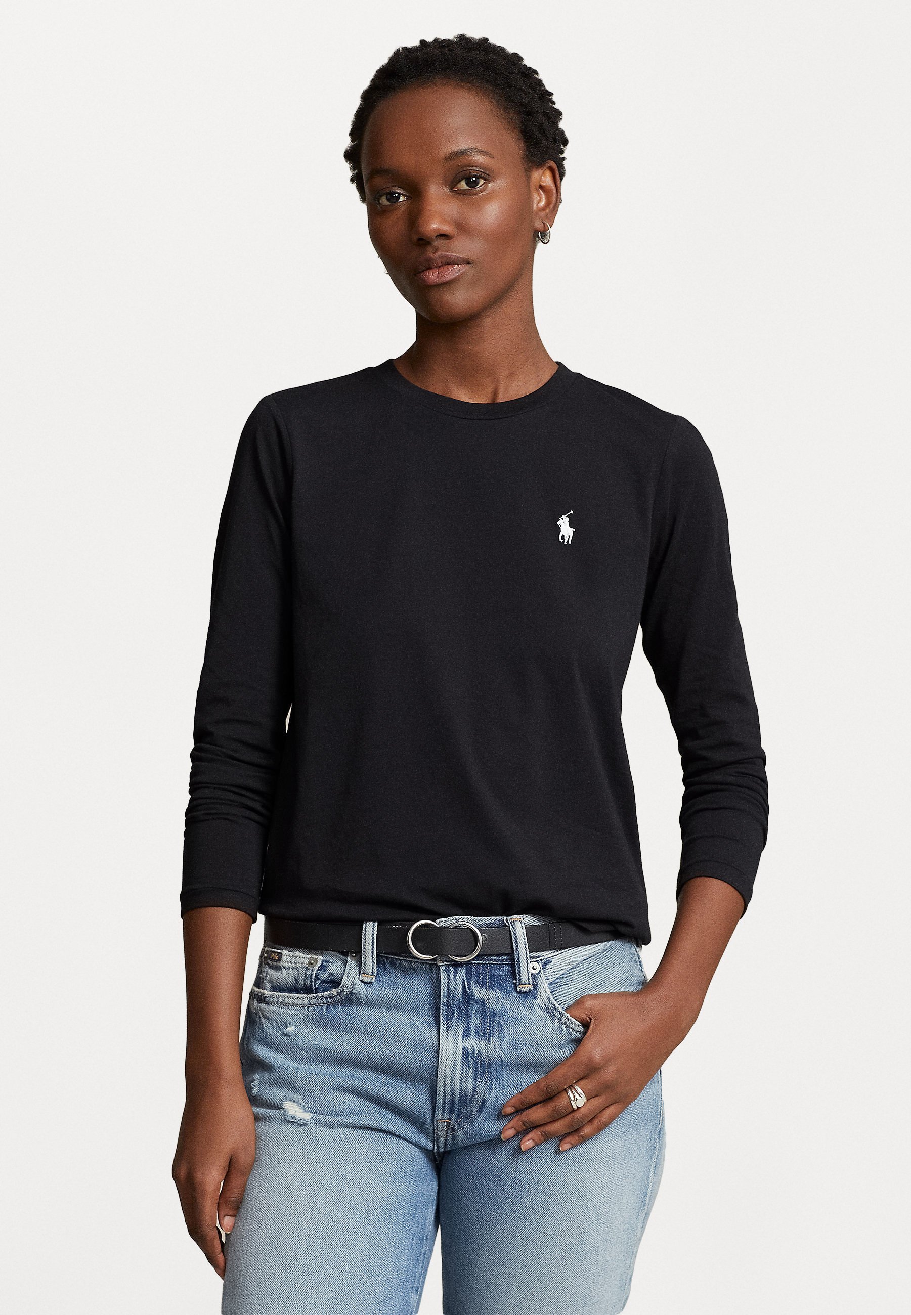 Polo Ralph Lauren LONG SLEEVE - Topper langermet - black
