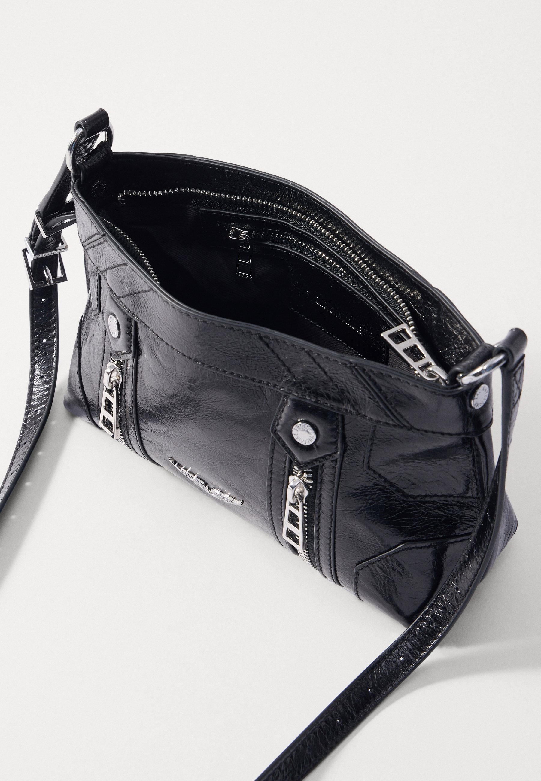 Zadig & Voltaire SUNNY MOOD VINTAGE PATENT - Crossbodytas - noir