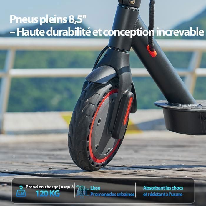 iScooter E9 Folding Electric Scooter with Bag, 30KM Range, 350W Motor, 7.5Ah Battery, 8.5