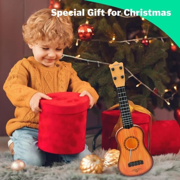 Mini Guitar - Børns - 17 tommer - Plastik - Julegave - Unisex