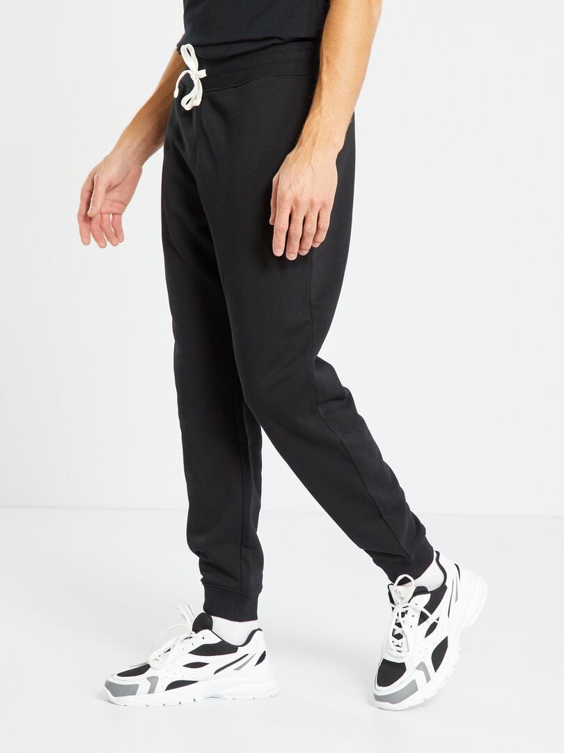Calça de moletom estilo jogger - Preta