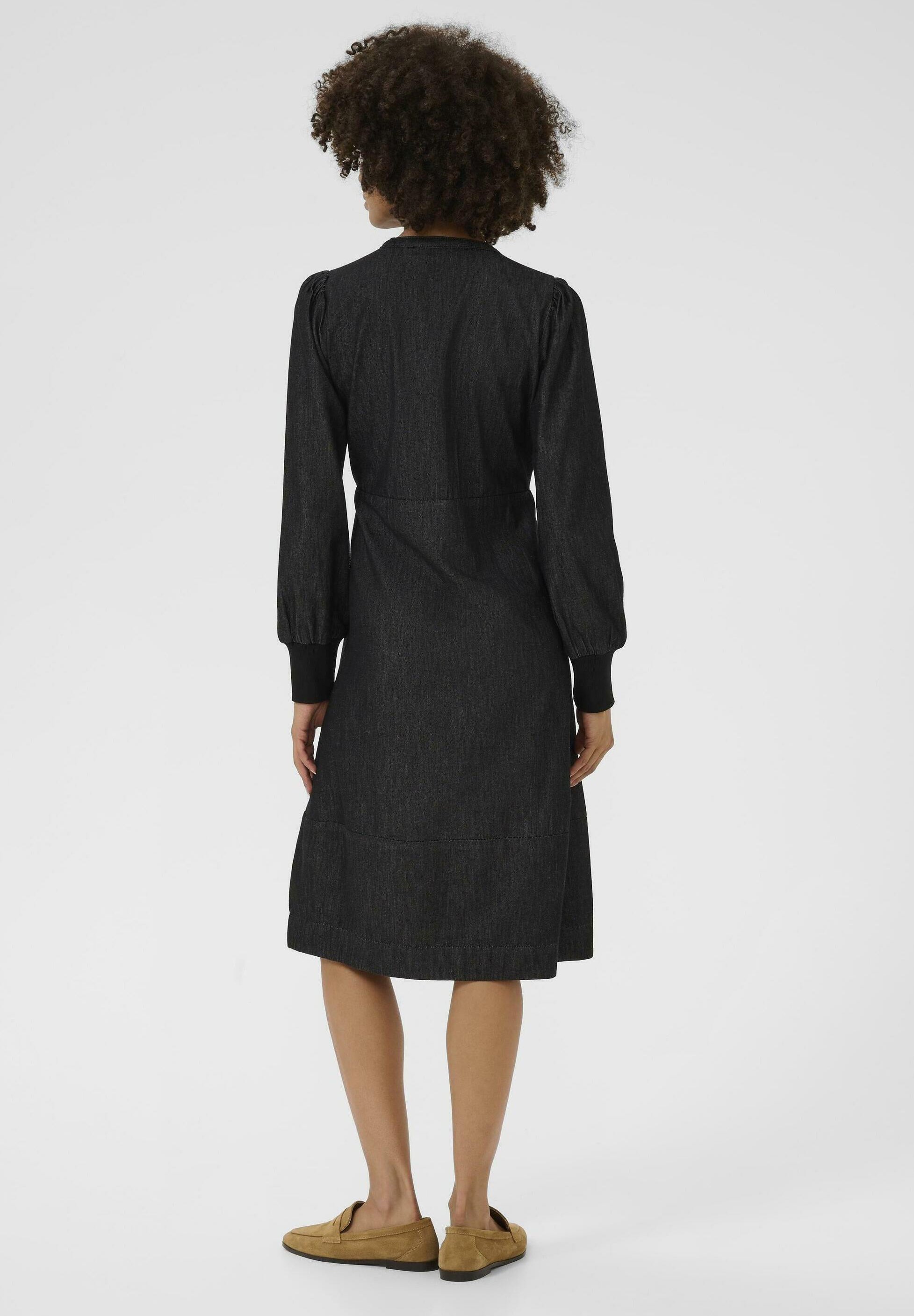 Culture ALLURA ARPA - Denim jurk - zwarte wassing
