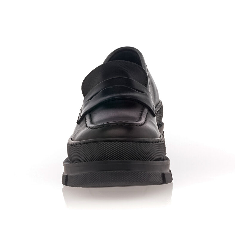 Svarta loafers/båtskor för kvinnor