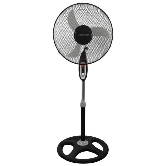Floor fan - Esperanza - EHF002KE - Black/grey - 20 x 40 x 130 cm - 5901299914397