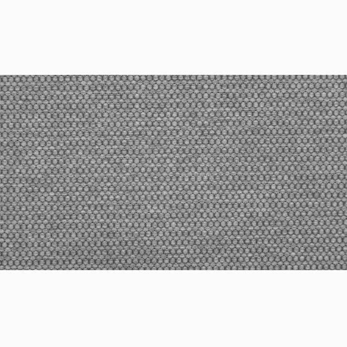 Canapé d'angle convertible panoramique PHARELL 5/6 places - Tissu souris - Coffre de rangement - L297 x P155 x H85 cm
