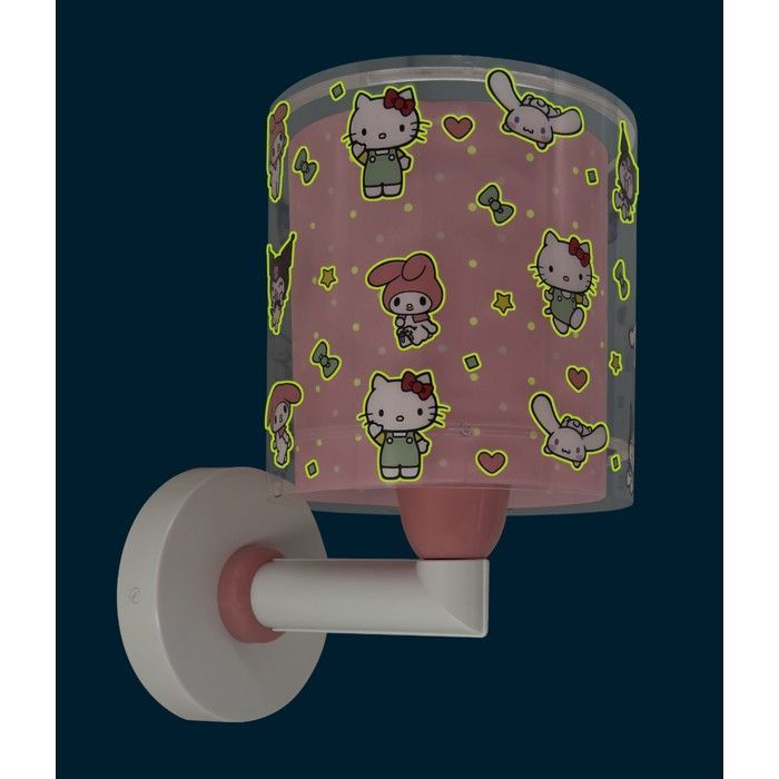 Dalber Applique murale pour enfants Hello Kitty & Friends, Kuromi, My Melody et Cinnamoroll enfants