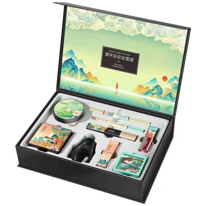 Produit 3-9-Coffret cadeau cosmétique chinois, maquillage, beauté financière, Annie Pond, clair de lune, velo