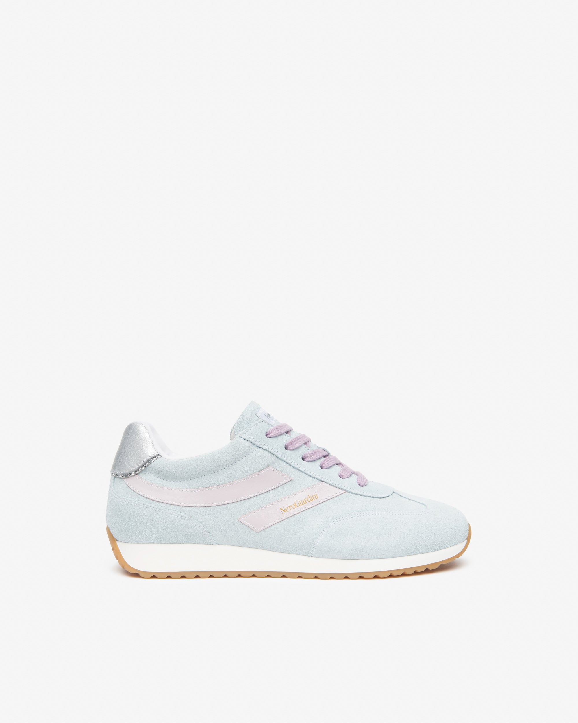  Damen-Sneaker aus Wildleder, Leder und technischen Materialien