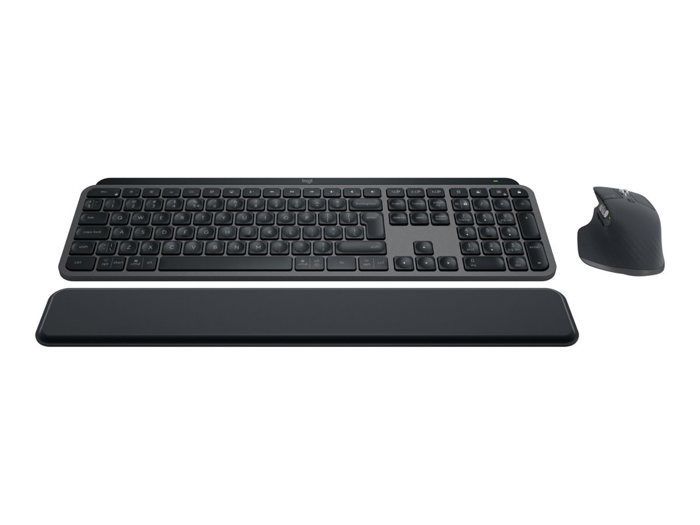 Combo de teclado y ratón inalámbrico - Logitech - MX Keys S - AZERTY - Retroiluminado - Grafito