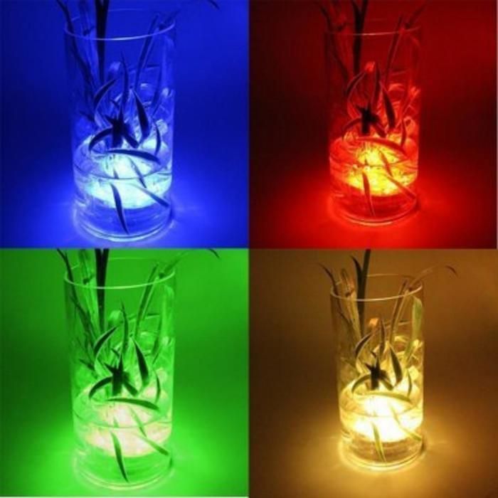 Set of 4 underwater lights - With remote control - Pool lighting