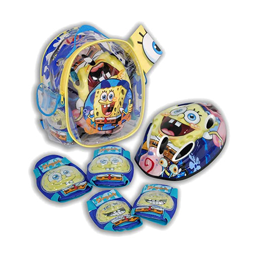  SpongeBob rugzak, helm en beschermende uitrusting