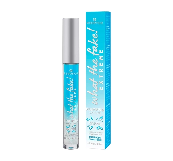 Essence What the Fake! Extreme błyszczyk do ust 02 Ice Ice Baby! 4,2 ml