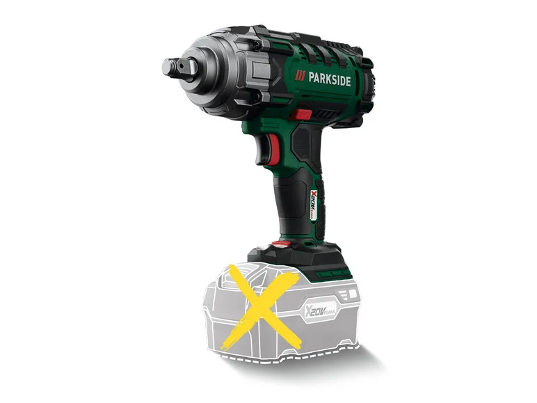 Parafusadeira de impacto sem fio PARKSIDE® PASSK 20-Li B2 para carros, 20V