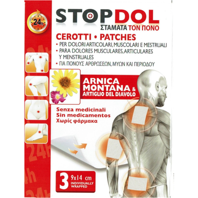 Parches analgésicos Stopdol 3 unidades 3 unidades