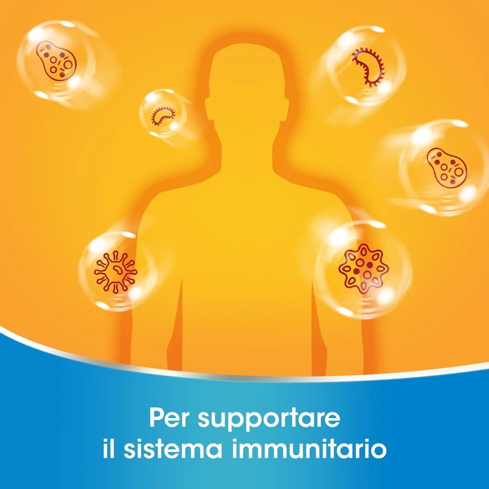 BAYER Redoxon Double Action, saveur orange et mandarine, 15 comprimés effervescents, complément alimentaire avec vitamine C et zinc