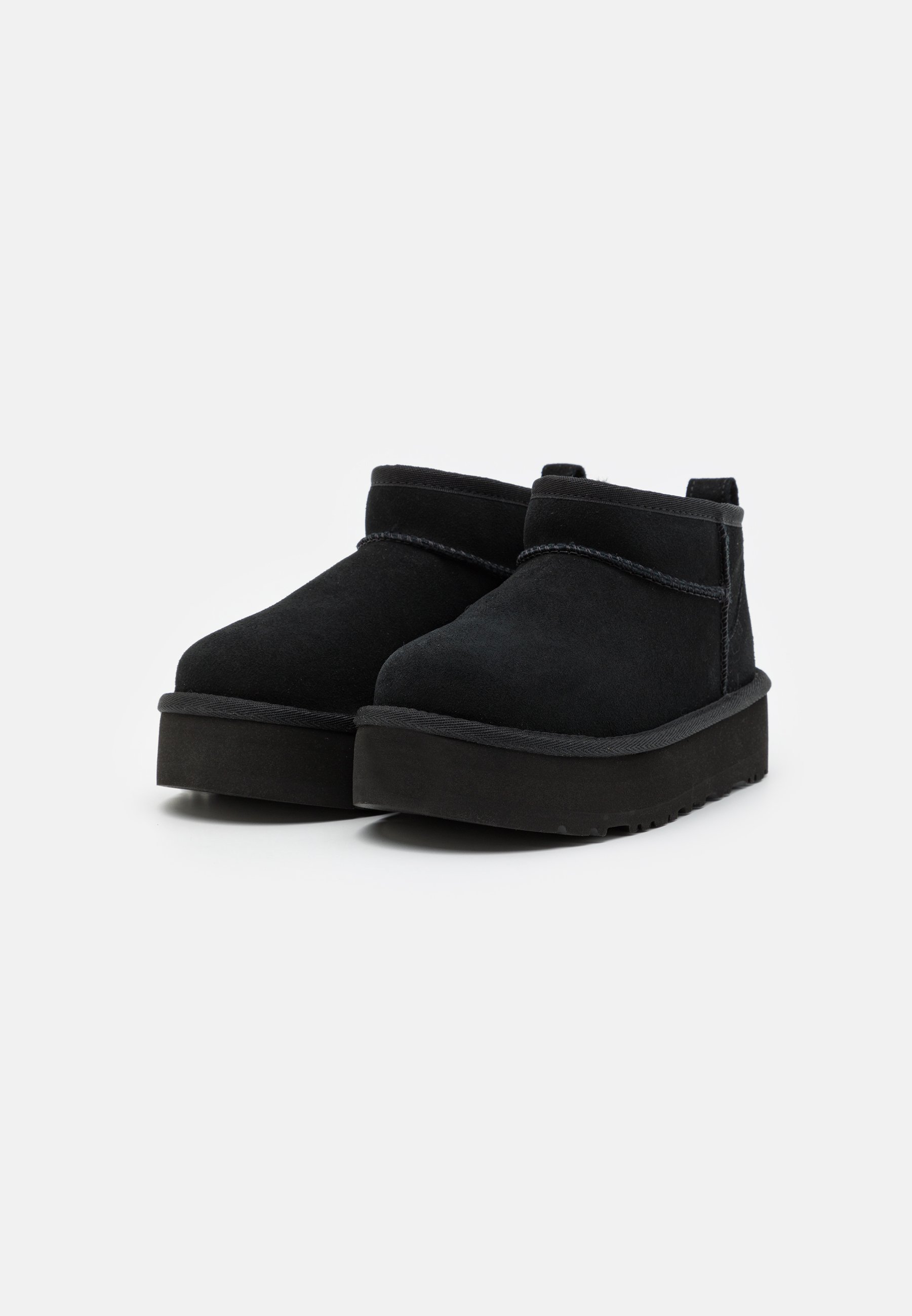 UGG CLASSIC ULTRA MINI UNISEX - Klassieke enkellaarsjes - zwart