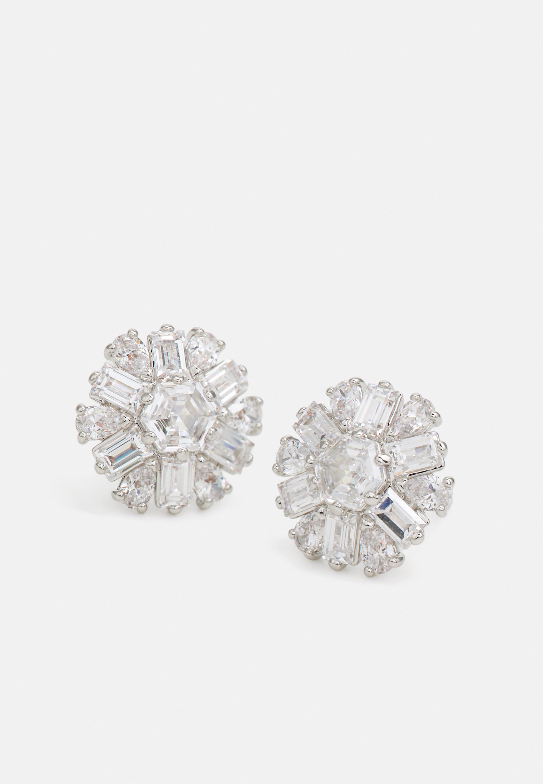 Kolczyki Swarovski IDYLLIA STUD SZTYFT MIXED CUTS SNOWFLAKE - Kolczyki - kolor srebrny/przezroczysty