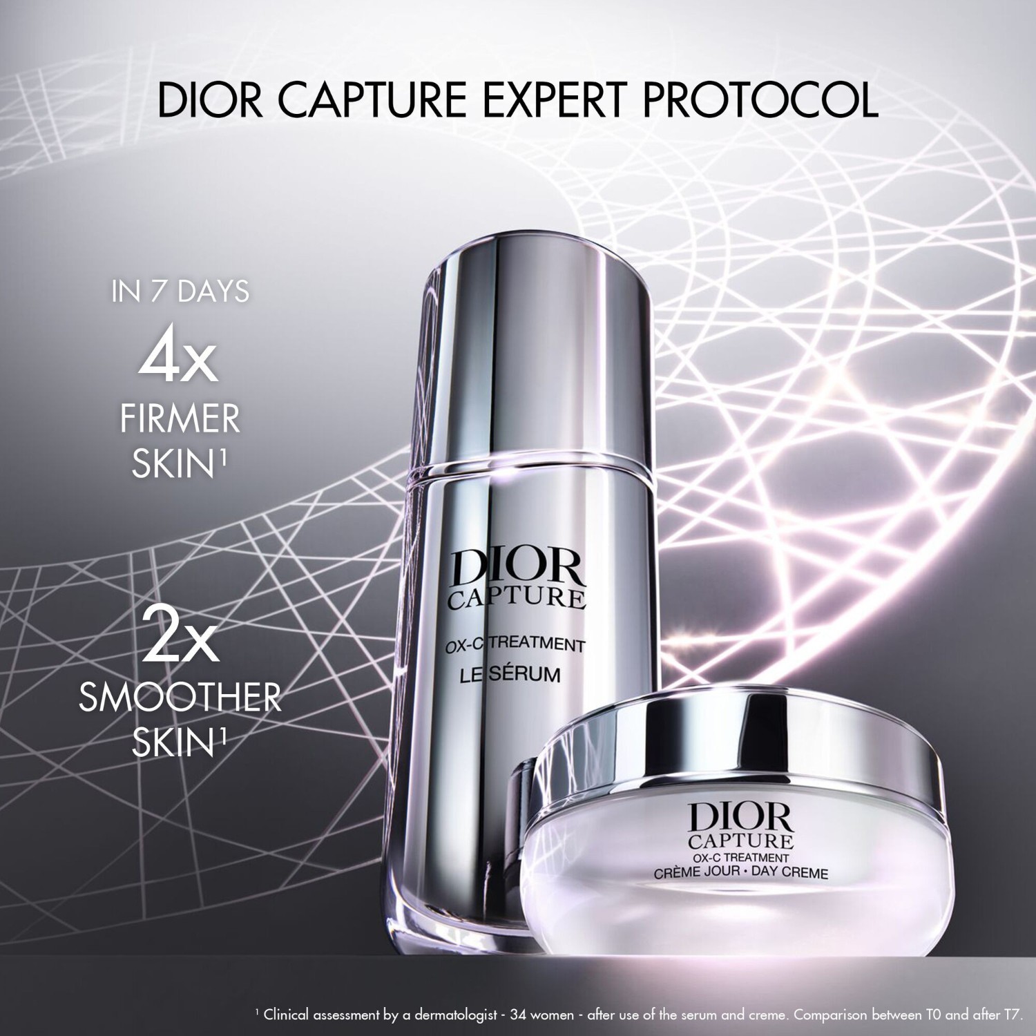 DIOR Capture Totale set za njegu lica – Ritual njege kože protiv starenja – Limitirano izdanje: losion, serum, dnevna krema – 1 komad