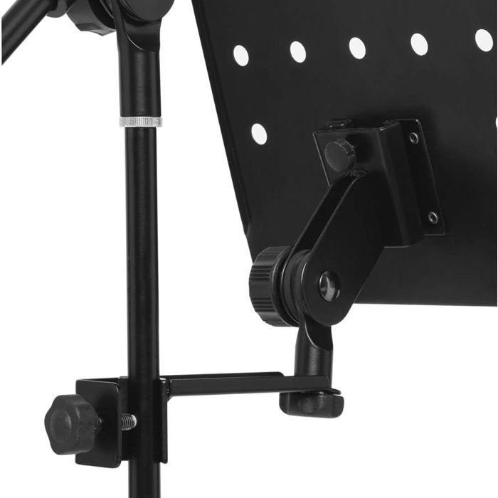 Support plate with arm - FEBEST - MUS-ARM 1 - Size S - Black - 31.5x24 cm - Stable mounting - Metal - 1.05 kg