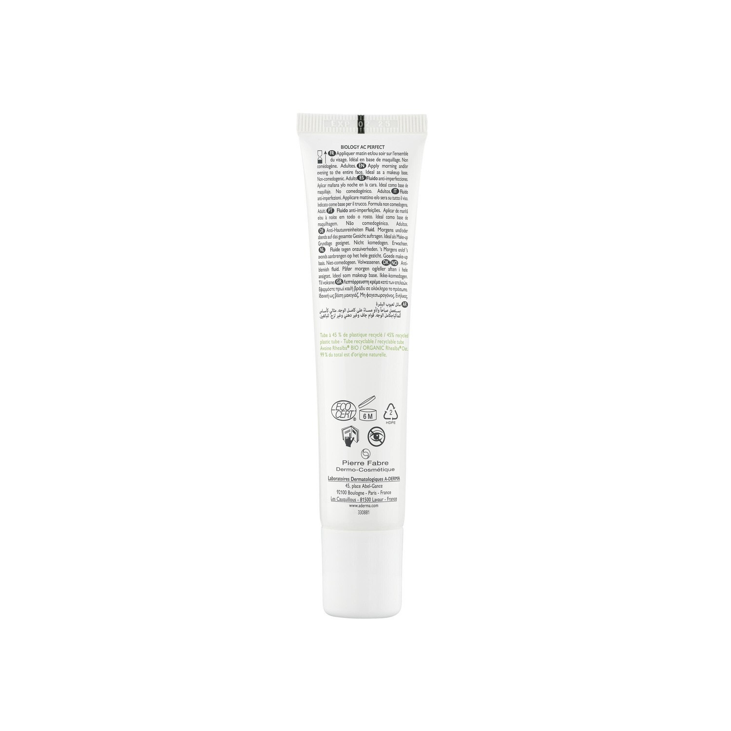 A-DERMA Fluide anti-imperfections anti-marques