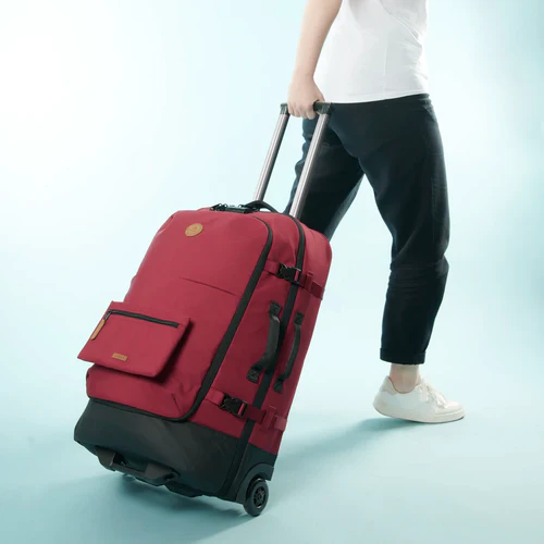 Cabaia Valise souple 2 roues medium Sibiu bordeaux