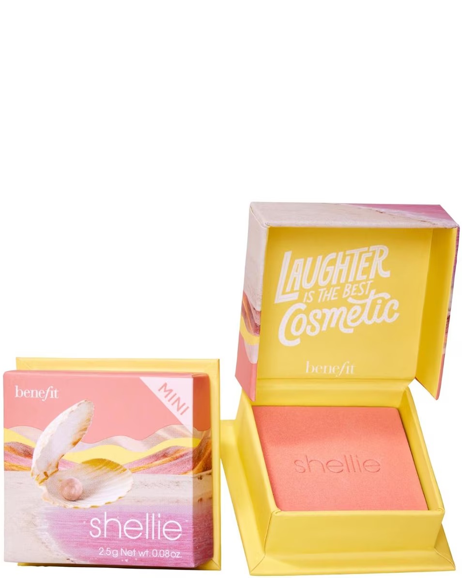 CUTIE CU PUDRĂ BENEFIT COSMETICS PUDRĂ BLUSH SHELLIE WANDERFUL WORLD MINI