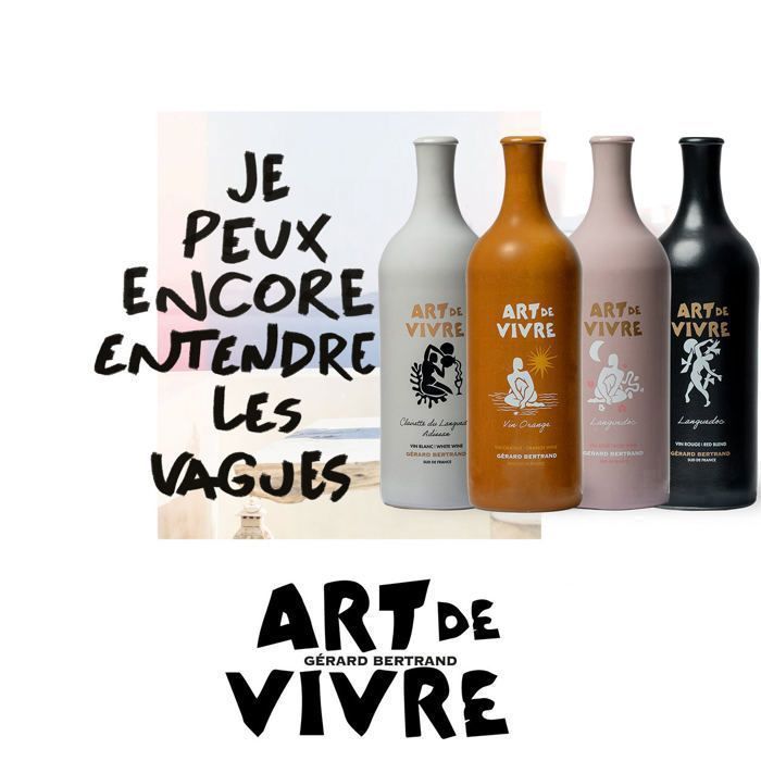 Vinho rosé Art de Vivre 2025 AOP Languedoc lote de 6 garrafas 75cl