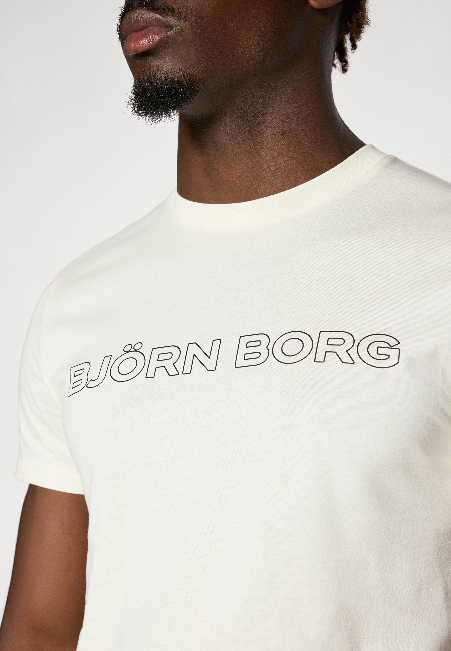 Björn Borg ESSENTIAL - T-shirt stampata - tofu