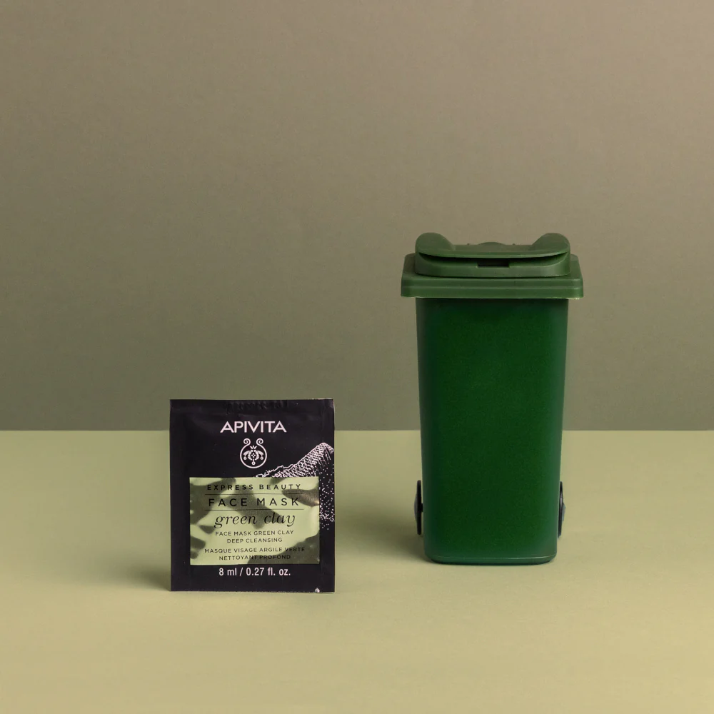 Express Beauty - Viso Maschera Viso Detersione Profonda con Argilla Verde - Maschera Purificante viso