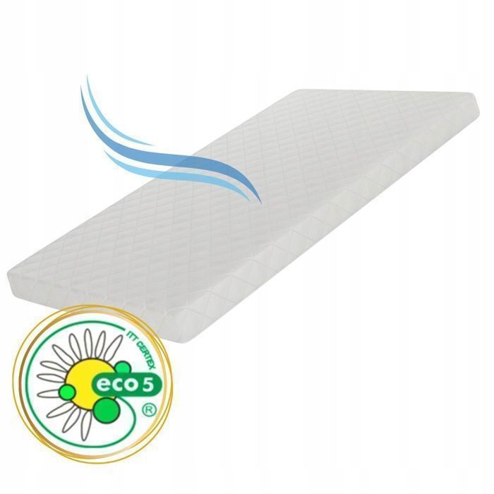 Colchón de espuma infantil de 80x180 cm y 8 cm de grosor - CERTIFICADO