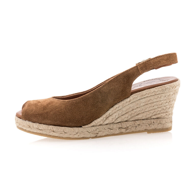 Women's Brown Espadrilles with Rope Soles