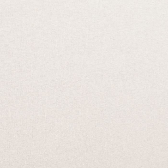Base de cama tapizada PAIMPOL de 90 x 190 cm, estructura de madera y tapizado de tela blanco crema, estructura de cama con patas.