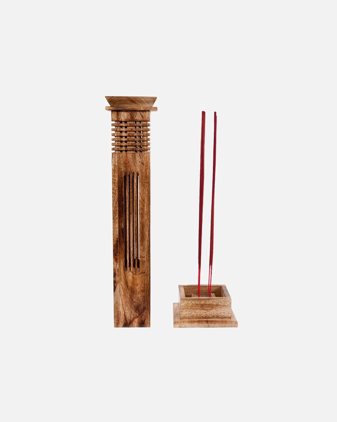 Galeo Support encens bâton colonne bois