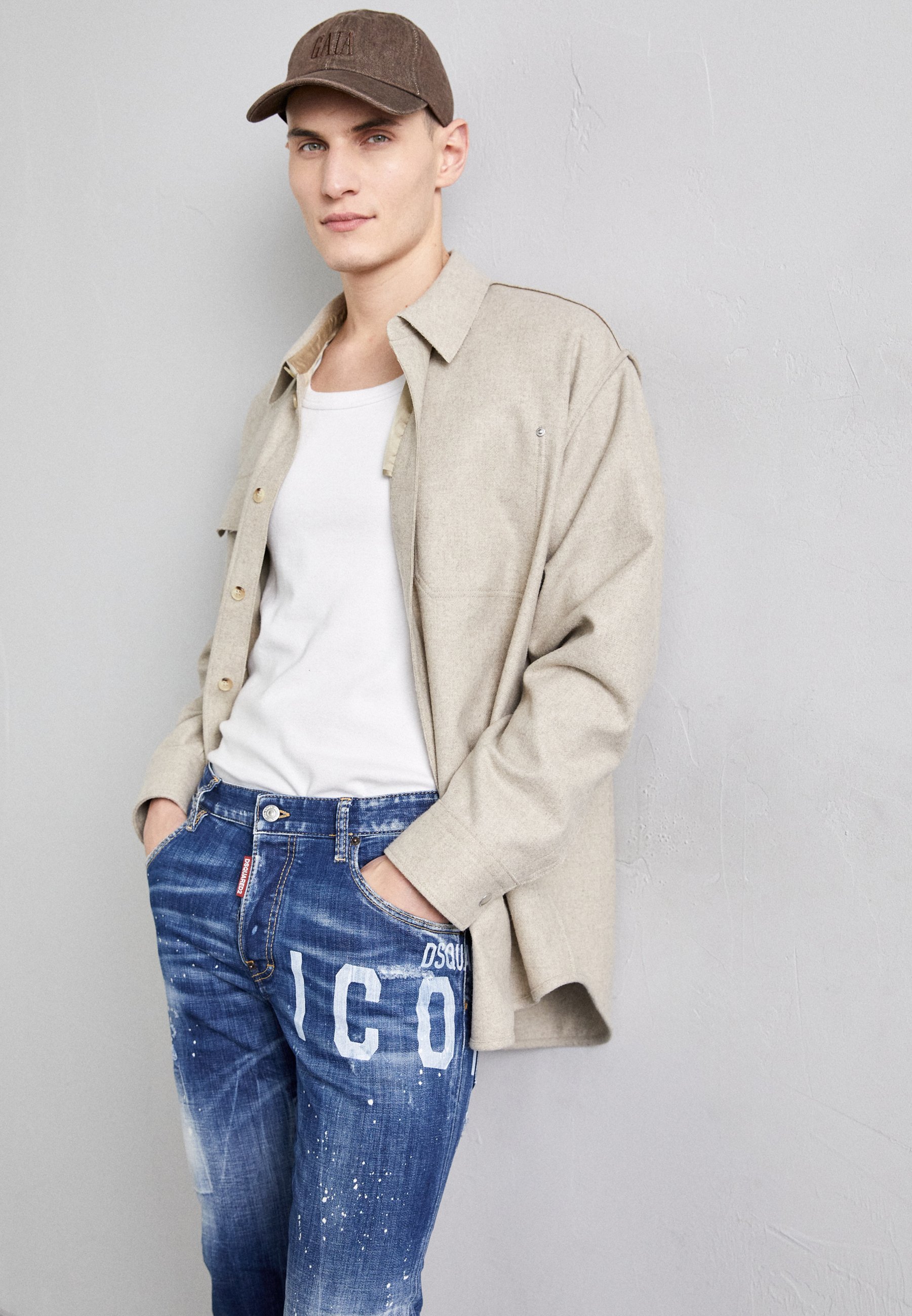 DSQUARED2 ICON 5 POCKETS - Slim fit jeans - blue denim