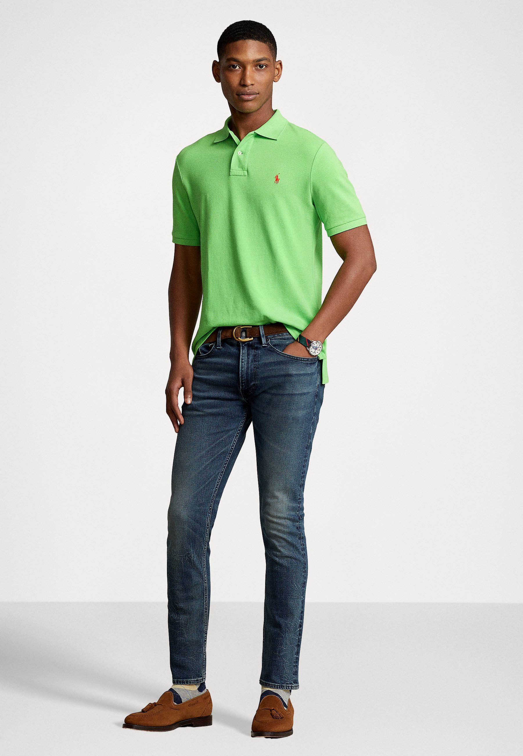 Polo Ralph Lauren Slim Fit Poloshirt - Poloshirt - kiwi lime
