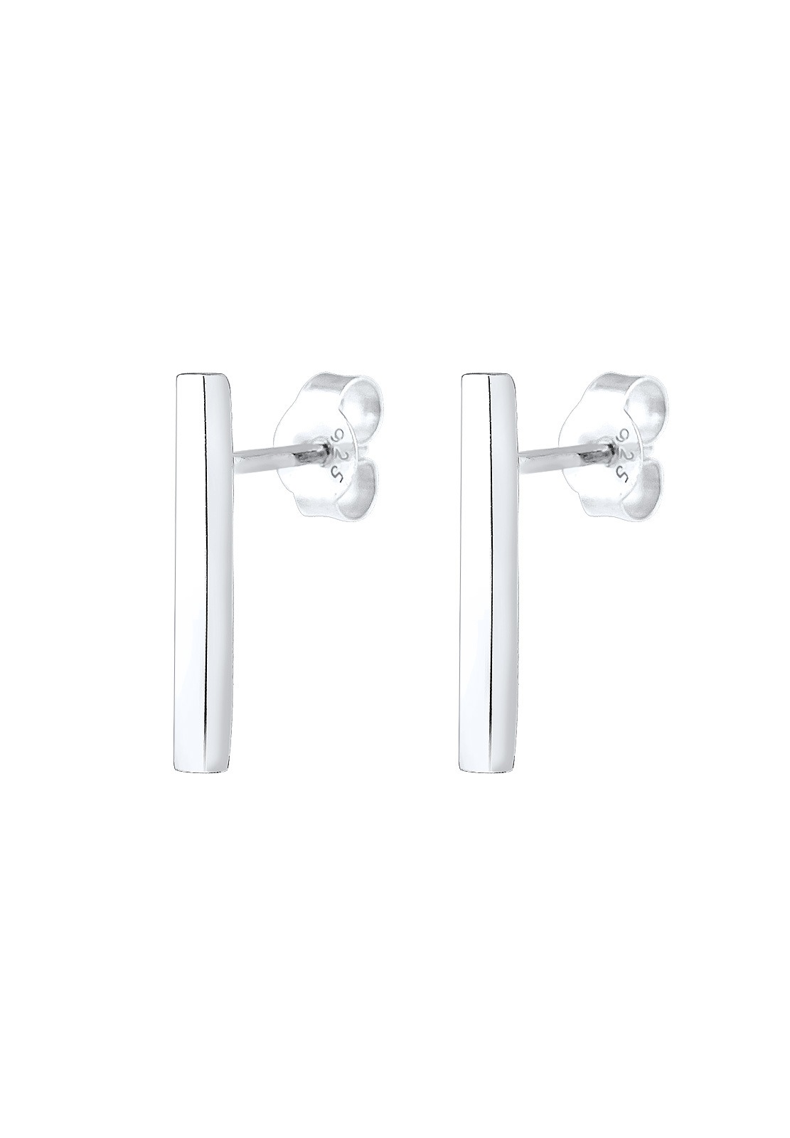 Elli Femmes Clous d'oreilles Bâton Géo Minimaliste en Argent Sterling 925