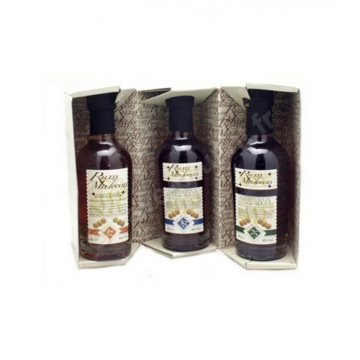 Set de regalo de ron Malecon 3x20cl