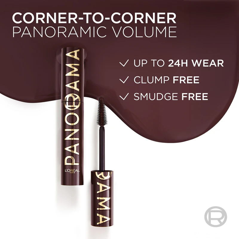 Máscara para cílios volumizadora L'Oréal Paris Panorama Chromatics