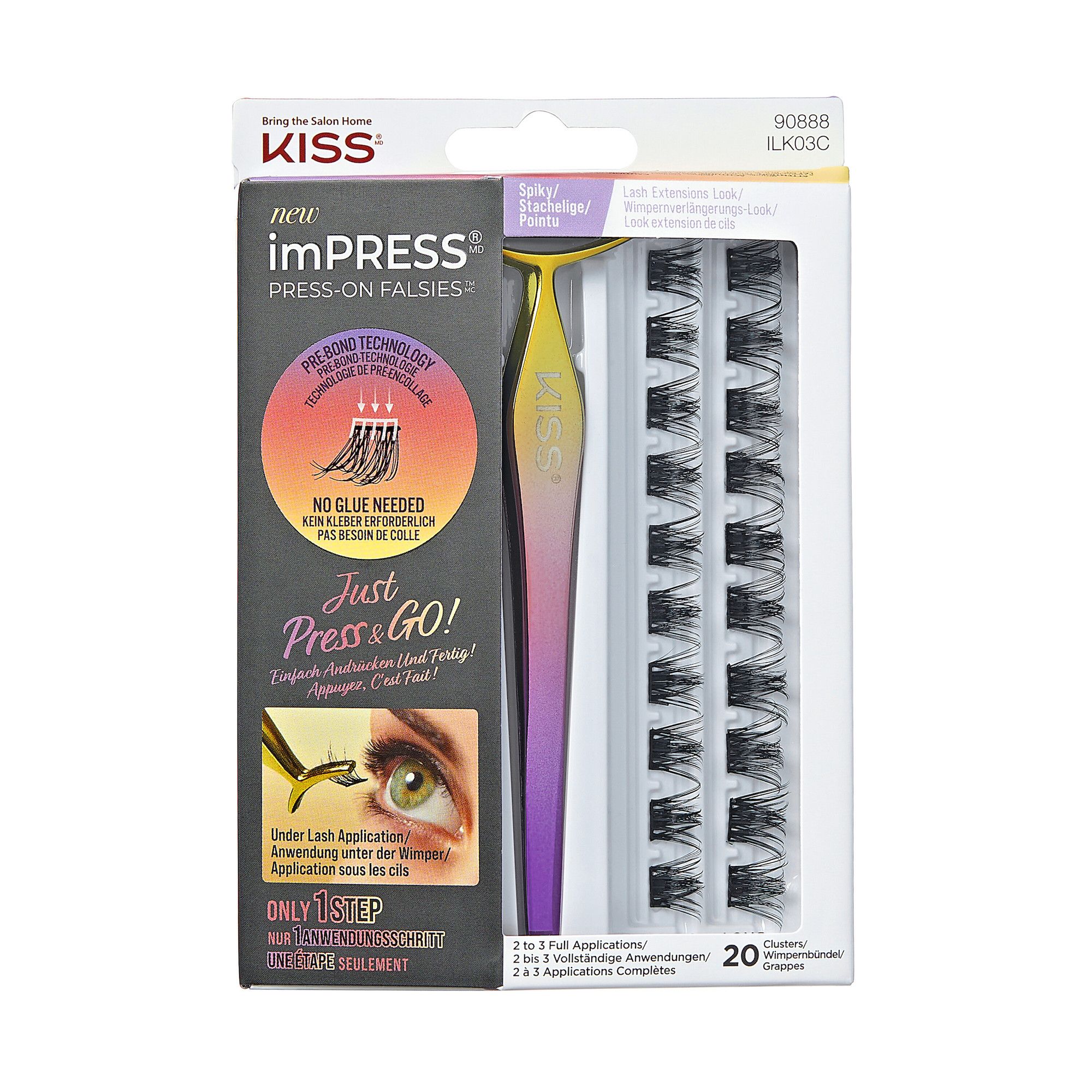 Impress Press-On Falsies Kit Вештачке трепавице