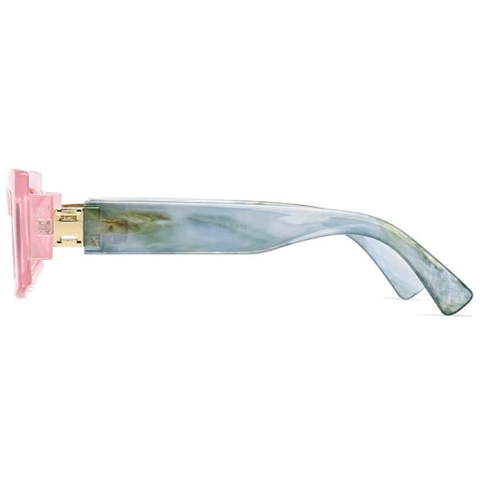 Gafas de sol de moda para mujer SHARPHY, montura rectangular rosa, estilo elegante, ideales para conducir, viajar y con protección UV.