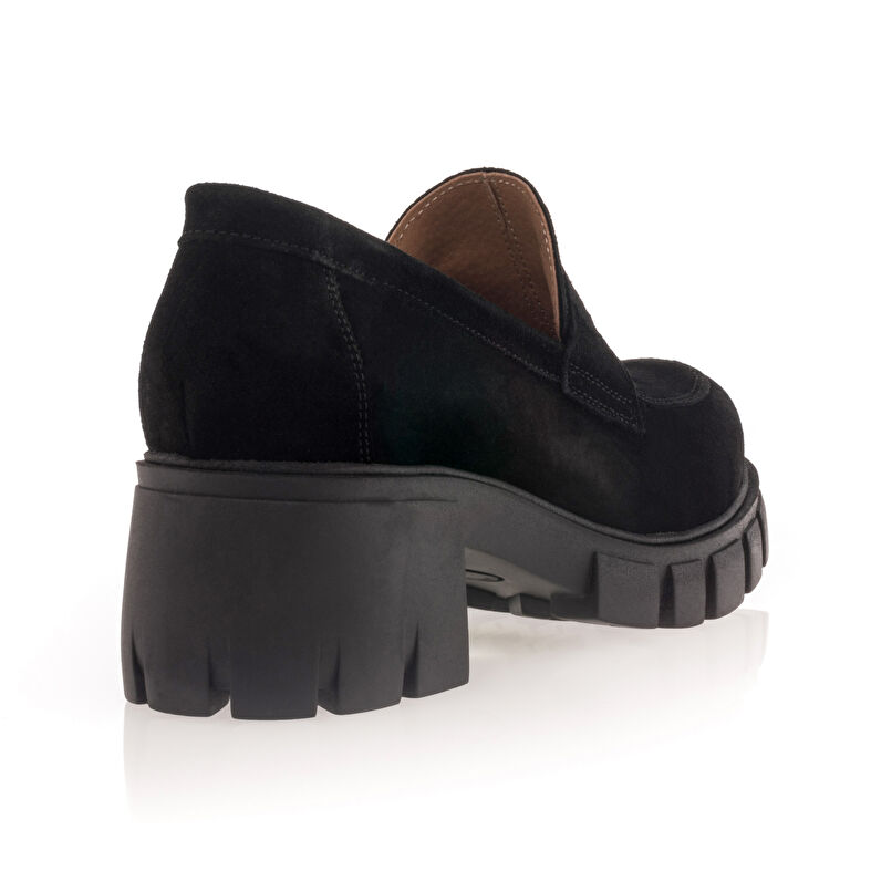 Svarte loafers/båtsko til dame