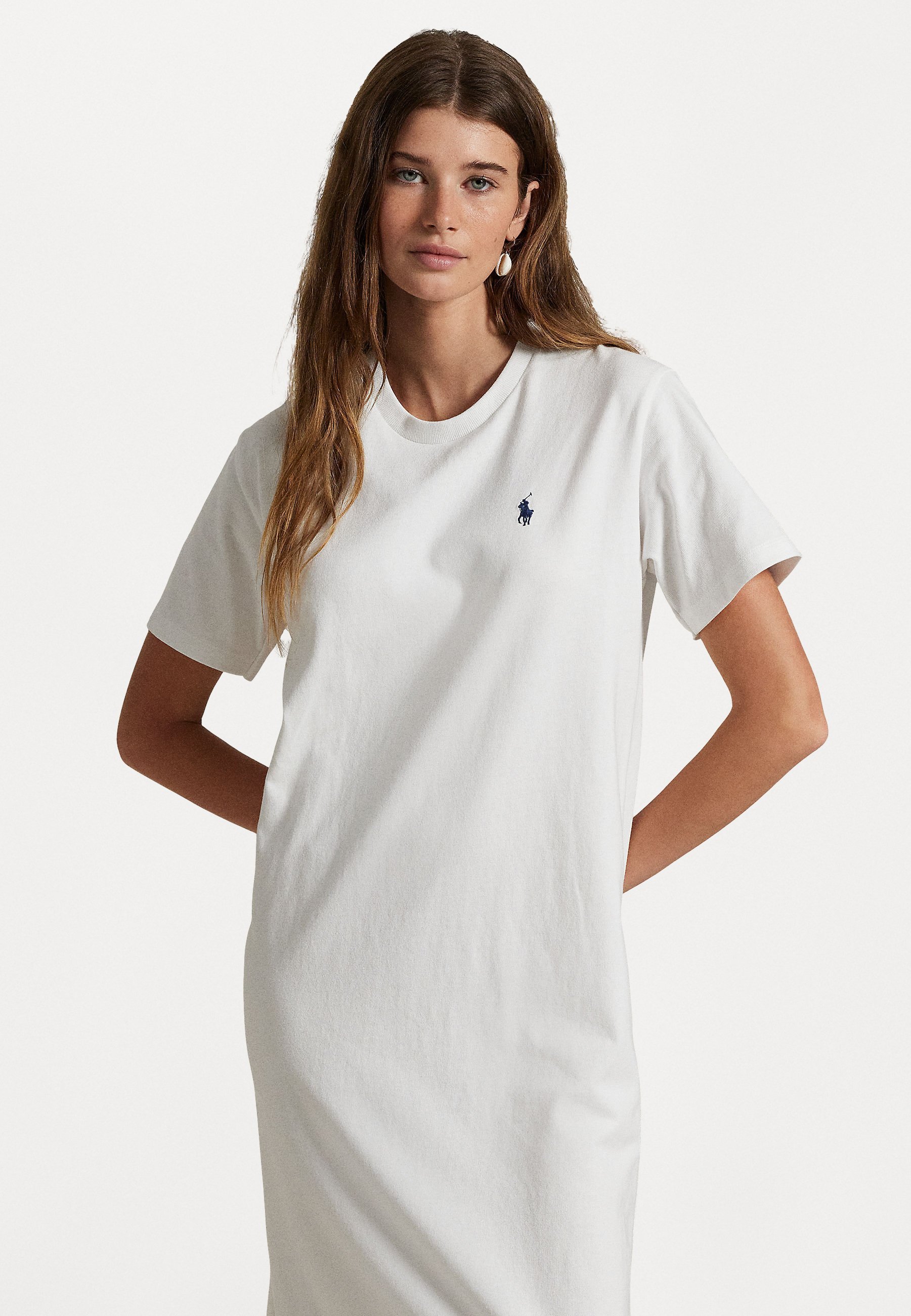 Abito Polo Ralph Lauren - Abito in jersey - bianco