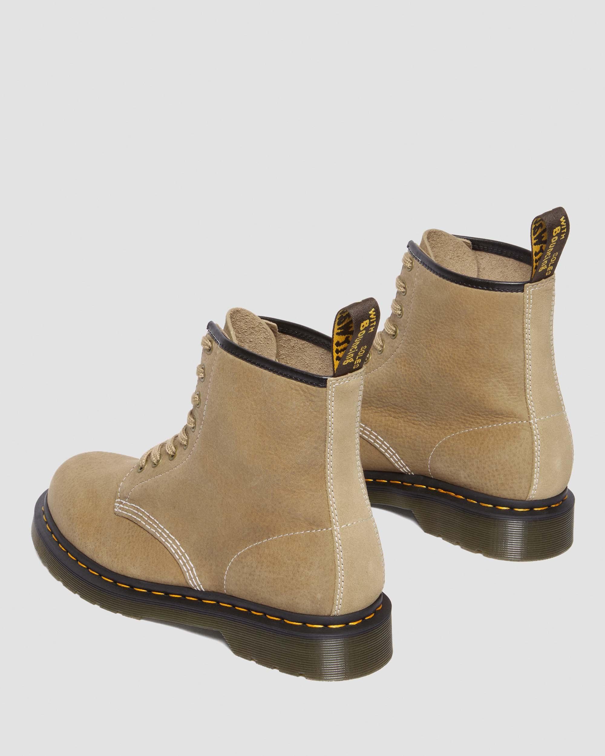 1460 Tumbled Nubuck Leather Lace Up Boots