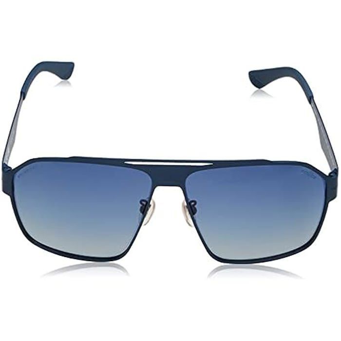 Lunettes de soleil - POLICE SPLL08 - Couleur Matt Full Blue - Forme géométrique - Taille 140-13-63